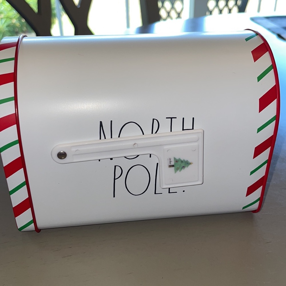 Rae Dunn North Pole Mail Box - Picture 2 of 5